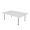 Skutchi Designs 47.25 in W, 71.5 in L, 29 in H, Engineered Wood Top, White HAR-REC-48X72-PT-WC - alternate 1